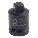 SUNEX SOC 7/16 1/2D IMP PIPE PLG MALE BLK