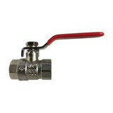 Midland Nickel-Plated Full Port Brass Ball Valve