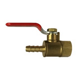 Midland Hose Barb x Female Mini Ball Valve