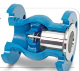 DFT GLC 1" Class 150 Stainless Steel RF Flanged Silent Check Valve EPDM