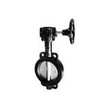 Midland Flangeless Gear-Operated Butterfly Valve Buna-N Seat