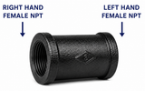 150# Black Malleable Iron Right & Left Coupling