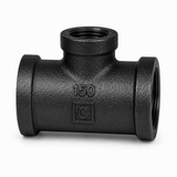 150# Black Malleable Iron Reducing Tee Female Threaded Pipe Fitting