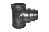 Normandy 6" x 4" HDPE Corrugated Reducing Tee