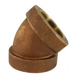 Midland Extra Heavy Red Brass 45° Elbow