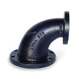 38RE 150 lb. Ductile Iron Flanged Reducing 90 elbow
