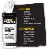 Tub O' Towels Chrome Specialty Cleaning Wipes