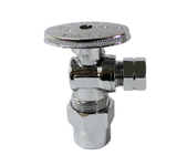 Quarter Turn Angle Stop - Lead Free Chrome Plated Brass