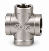 304 Stainless Steel 150# Threaded Cross - SP112