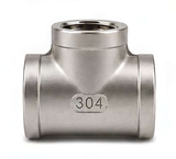 304 Stainless Steel 150# Threaded Tee - SP112