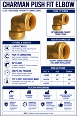 Charman Push Fit Elbow - Spec Sheet