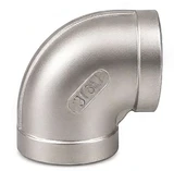316 Stainless Steel 150# Threaded 90° Elbow - SP114