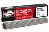 Harris ER309 stainless steel TIG welding rod - 10 lb with product packaging
