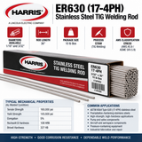 Harris ER630 (17-4PH) Stainless Steel TIG Welding Rod Technical Specifications
