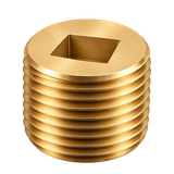 Billco Lead-Free Brass Square Socket Plugs