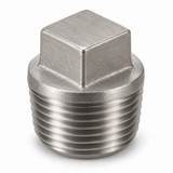 Billco 316 Stainless Steel Square Head Solid Plugs, 1000 lb