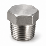 Billco 316 Stainless Steel Hex Head Solid Plugs, 1000 lb