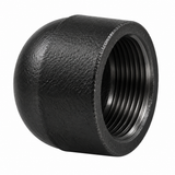 Billco Black Steel Round Pipe Caps