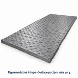 Representative carbon steel floor plate with a raised tread surface; actual surface pattern may vary.