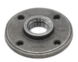 150# Black Malleable Floor Flange