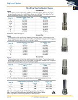 King Crimp Style Combination Nipple Grooved End Data Sheet