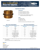 Dixon Brass Hex Adapters