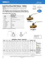 Nibco S-FP-600AD-LF Cut Sheet