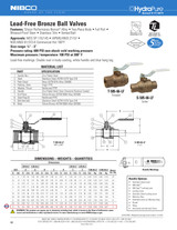 Nibco T-585-66-LF Data Sheet