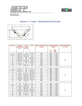 Beveled Weld End Loops Data Sheet