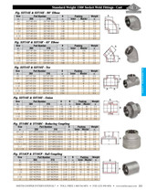 150# Stainless Cast Socket Weld Union ASC Catalog Page
