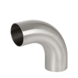 Stainless Steel Sanitary Long Bend 90 Degree Elbow