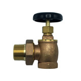 1″ Brass Radiator Angle Valve