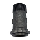 1″ Straight Swivel For Gas Meter – Black
