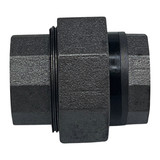 1 1/4″ Malleable Iron Insulating Union – Black