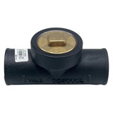 2″ No-Hub Dandy Tee With Plug