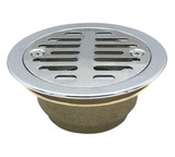 Chrome-Plated Brass Urinal Strainer IPS