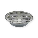 1 1/2 Chrome-Plated Brass Shower Stall Strainer