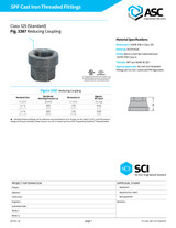 3367 Cast Iron Reducing Coupling Submittal