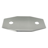 2-Hole Stainless Steel Shower Cover Plate