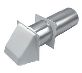 4″ White Plastic Hood Only For Vent Kit