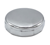 Chrome-Plated Die-Cast Blank Caps