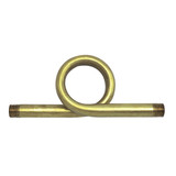 Straight Brass Pigtail – 180 Deg