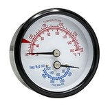 2 1/2″ Long Shank Tridicator – 200 PSI