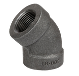 300# Black Malleable 45 Elbow