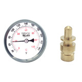 2″ Snap-Well Thermometer With 3/4″ SWT Well