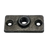 1/2″ Black 3-Hole Ceiling Plate