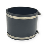Rubber Transition Coupling 6″ X 6″ Cast Iron/PVC X Cast Iron/PVC