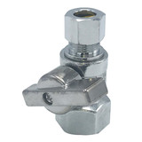 3/8″ OD X 1/2″ IPS Straight Quarter-Turn Compression Stop (Lead-Free)