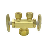 3/8″ OD X 3/8″ OD X 5/8″ OD Dual Shutoff Stop (Lead-Free)