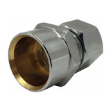 3/8″ OD X 1/2″ SWT Chrome-Plated Straight Adapter (Lead-Free)